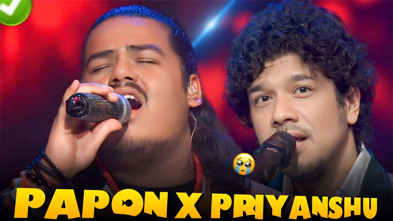 Jiye Kyun : Papon X Priyanshu Performance Reaction Indian Idol 15