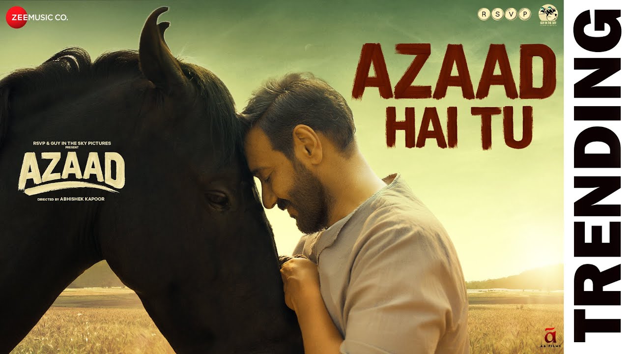 Azaad Hai Tu | Azaad | Ajay Devgn u0026 Aaman Devgan | Arijit Singh u0026 Amit Trivedi | Swanand K,Amitabh B