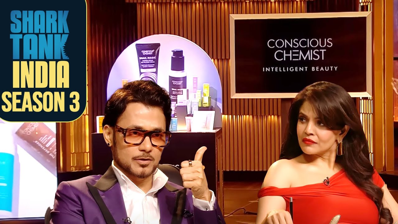 क्या Sharks Popular Skincare Brand ‘Conscious Chemist’ में निवेश करना चाहेंगे? | Male Entrepreneurs