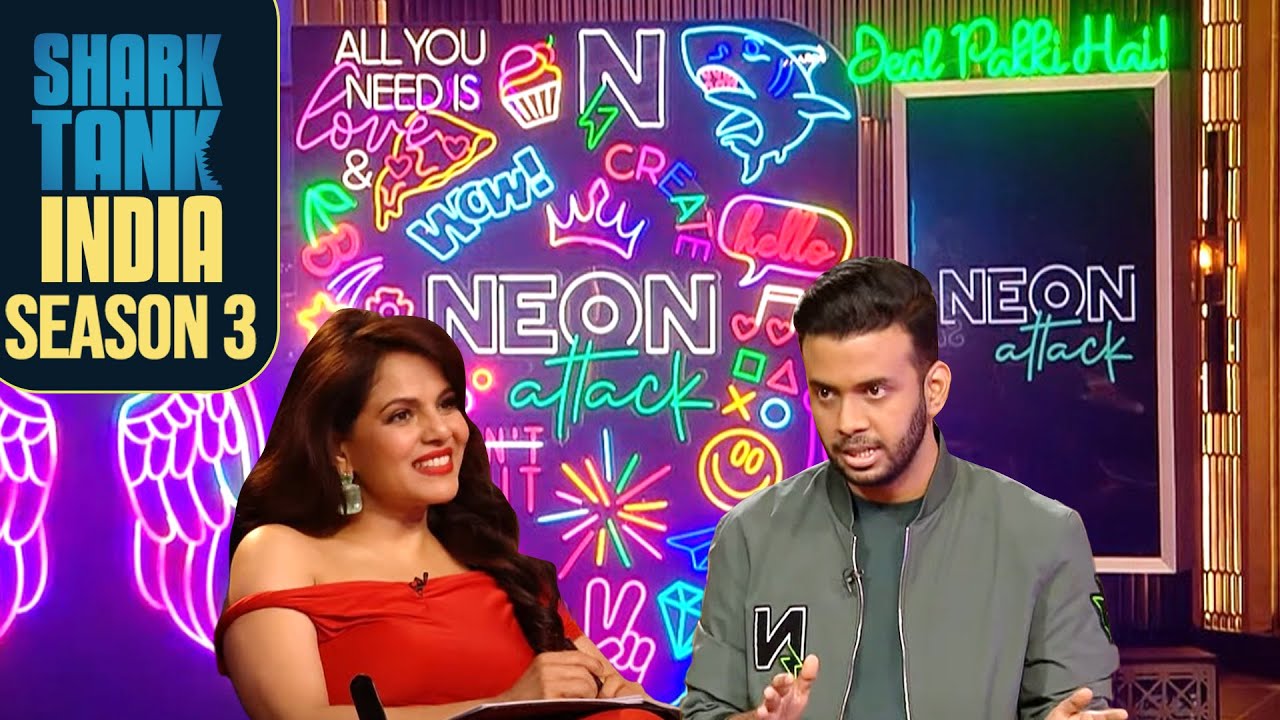 ‘Neon Attack’ के Founders Sharks के लिए Customized Neon Lights लेकर आए | Iconic Pitches