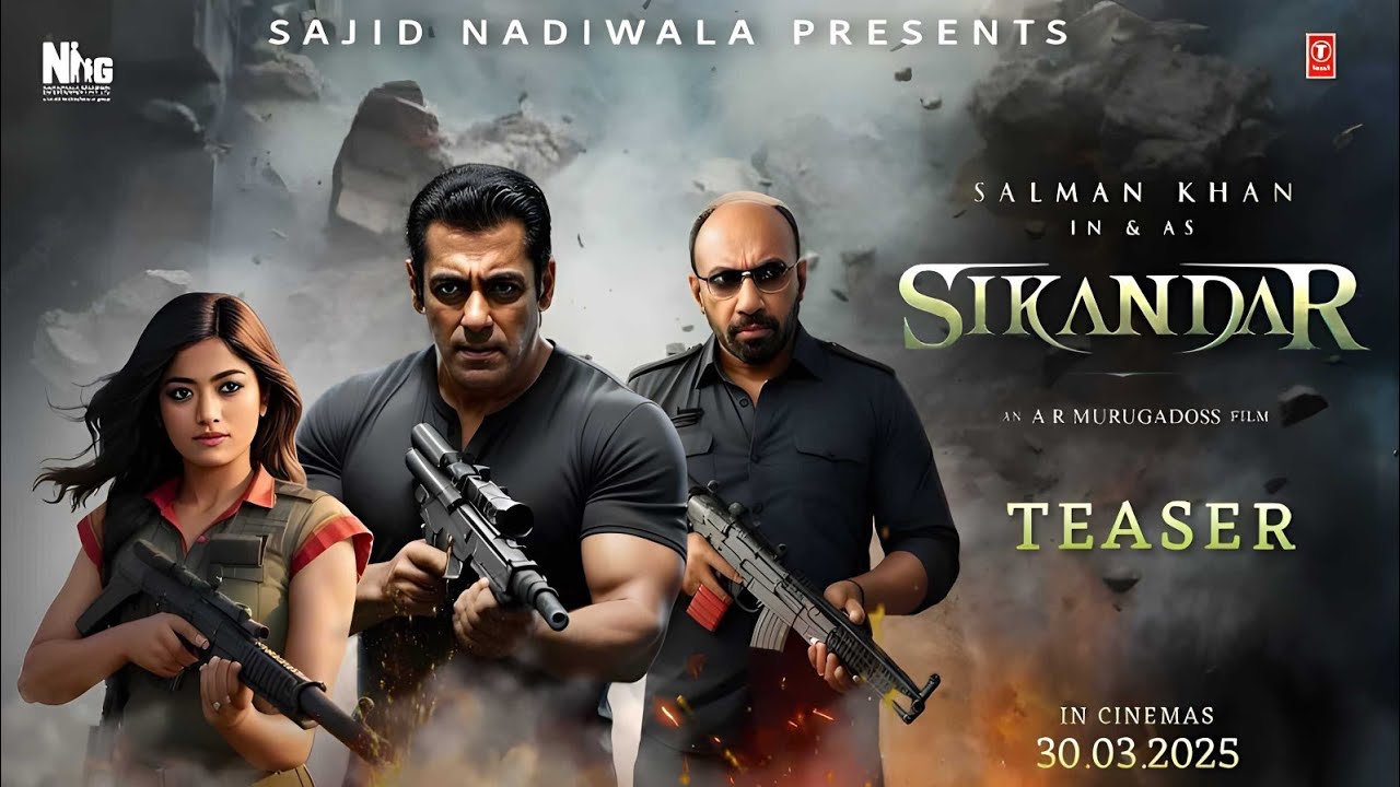 Sikandar Official Teaser Trailer | Salman Khan | Suniel Shetty, Kajal A, Rashmika M, Sathyaraj