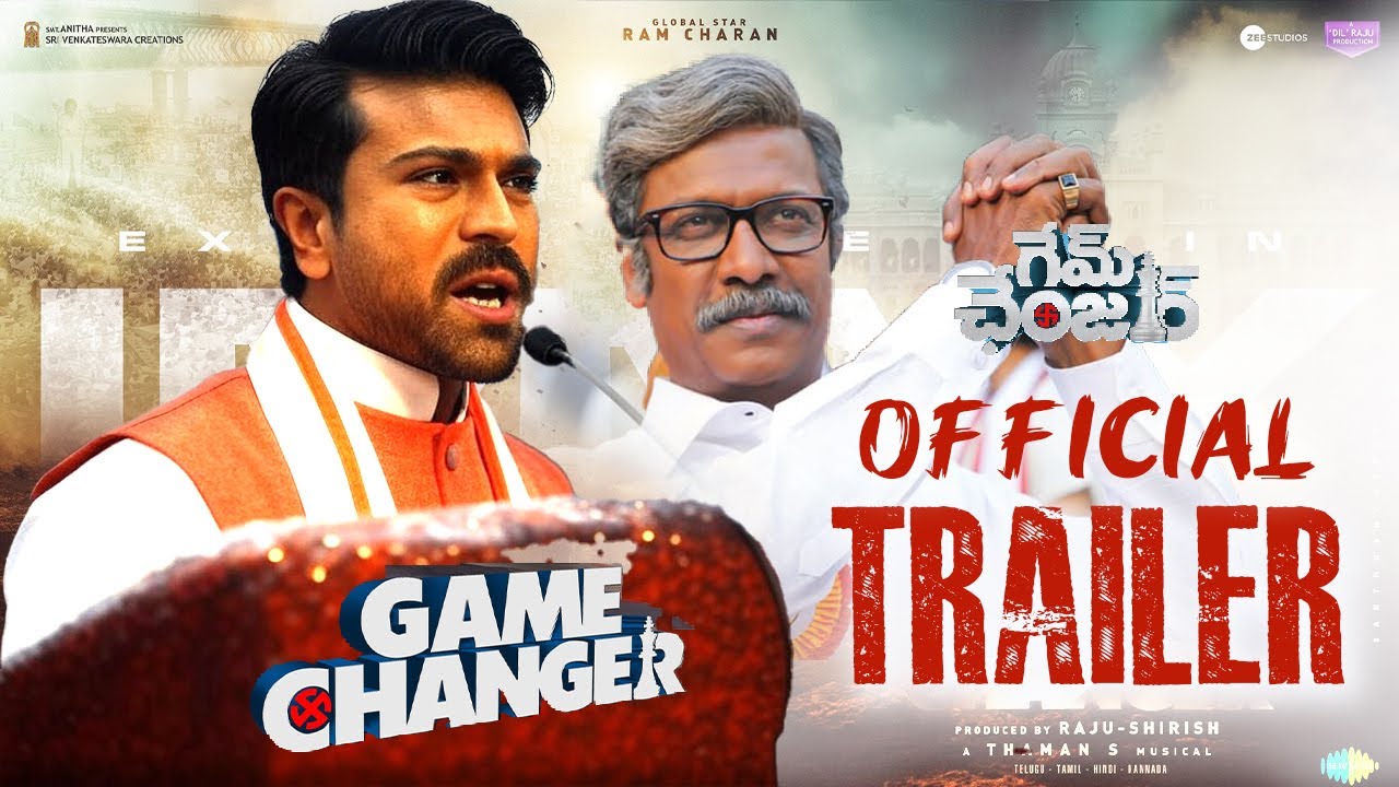 Game Changer – Trailer New Movie Ram Charan | Kiara Advani | Shankar | Dil Raju – Shirish