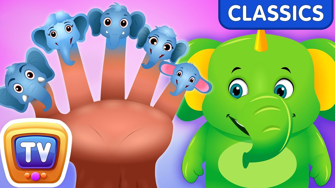 Finger Family Song – Elephant – Kids Songs And Learning Videos – ChuChu TV Classics #nurseryrhymes