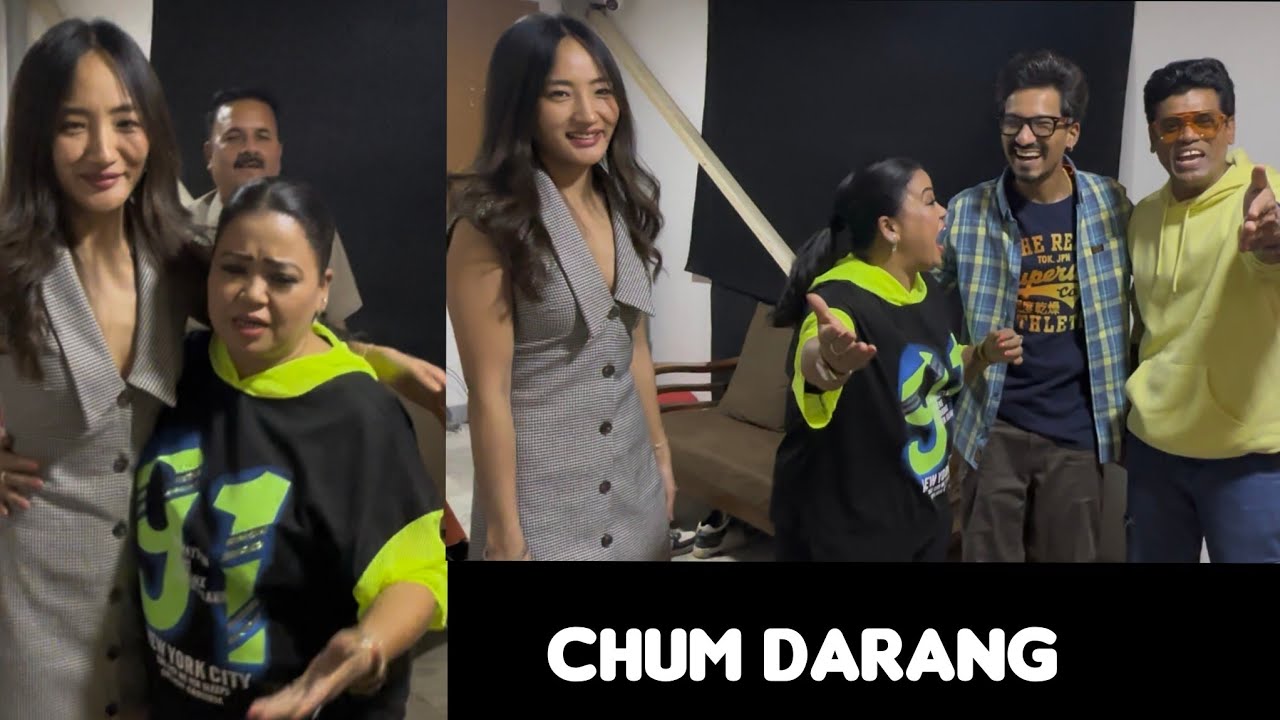 Chum Darnag Looks Pretty With Bharti Singh After Podcast Shoot | Bigg Boss 18