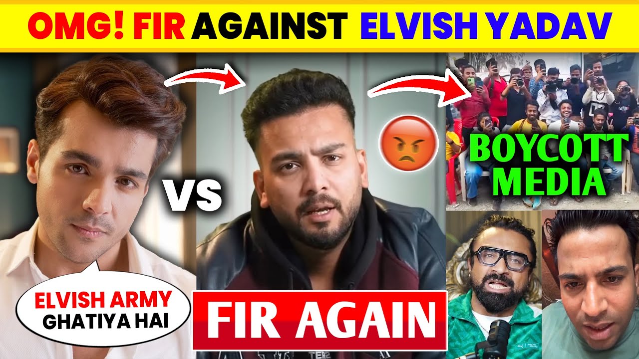 OMG ! FIR AGAINST Elvish Yadav | Elvish Army ANGRY On Ashish Chanchlani, Fukra Insaan, Ajju 0008