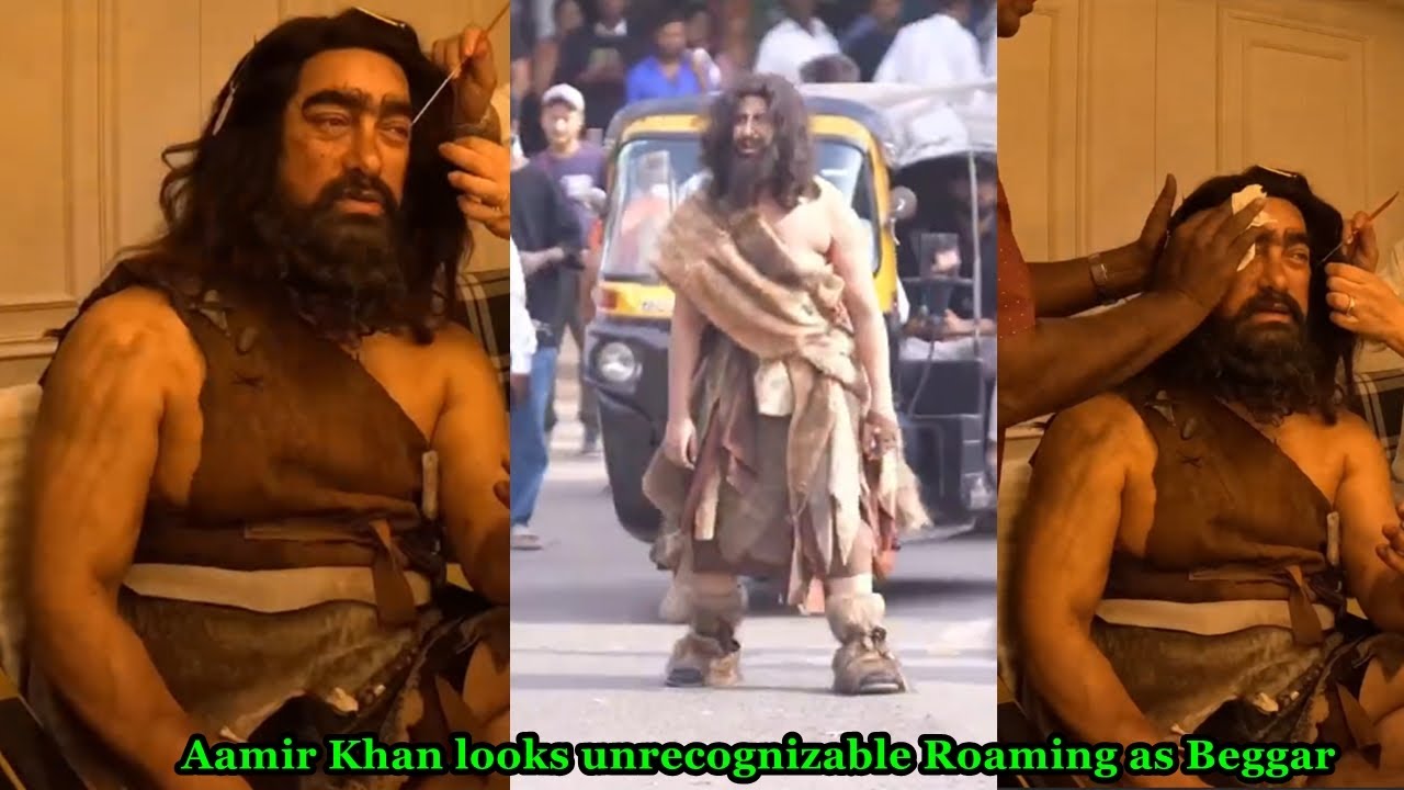 Aamir Khan Looks Unrecognizable Roaming On The Streets As Beggar After He Become A Crazy Aadimanav