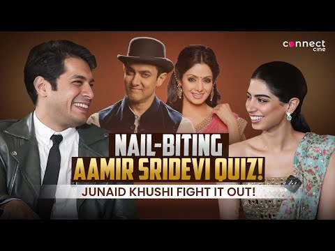 SUPER FUN: Junaid Khan u0026 Khushi FIGHT IT OUT In The Aamir Khan u0026 Sridevi QUIZ | Faridoon Shahryar