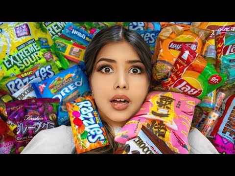 I Tried UNIQUE Snacks From Every Country! 🌎