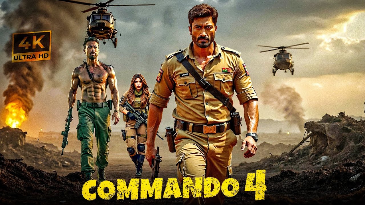 COMMANDO4 | Vidyut Jammwal | Tiger | S Leela | New Blockbuster Bollywood Hindi Movie