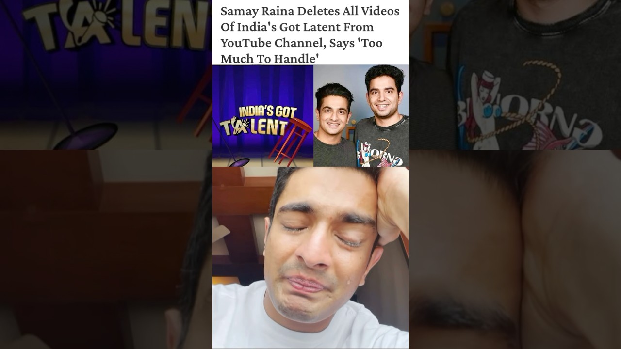 India’s Got Latent Ranveer Allahabadia Crying #ranveerallahbadia #samayraina  #indiagotlatent #short