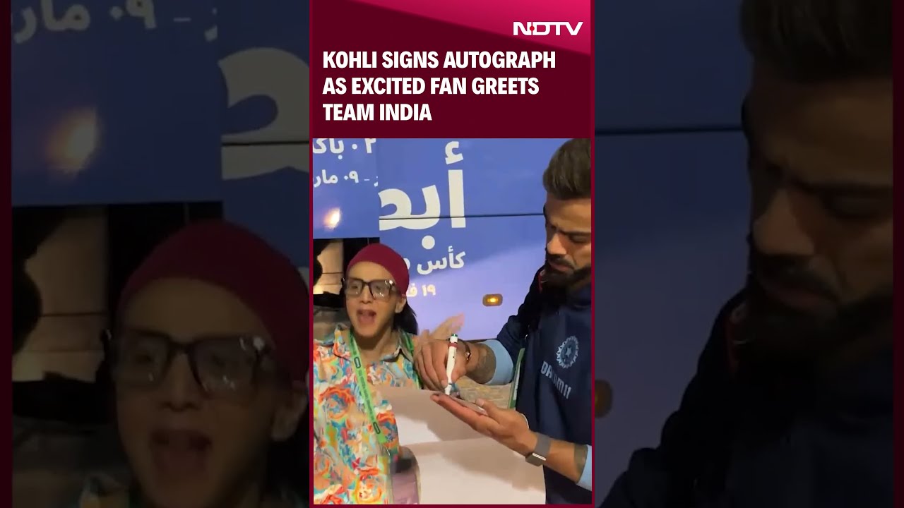 Virat Kohli | Virat Kohli Signs Autograph As Excited Fan Greets Team India