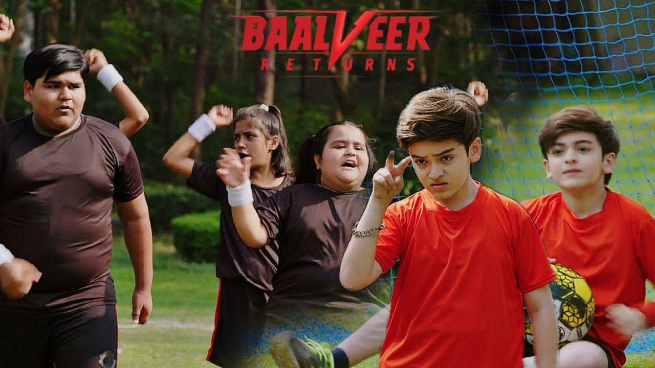 चिंटू ने मारा ऐसा ज़बरदस्त गोल कि विवान फुटबॉल समेत नेट में जा गिरा || Baalveer Returns ||