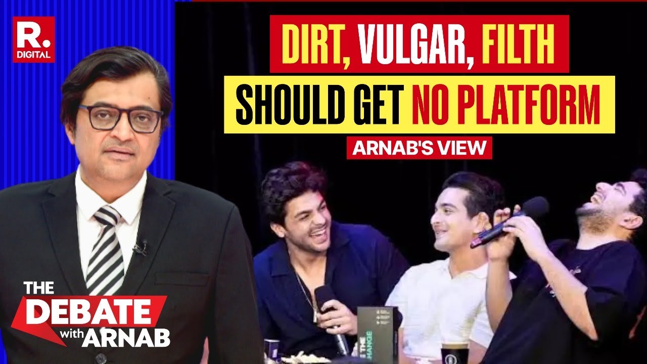 Arnab’s Takedown Of BeerBiceps: Dirt, Perversion Should Never Be Normalised In Name Of Content