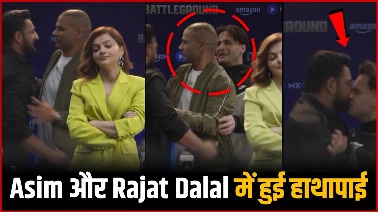 Rajat Dalal Vs Asim Riaz Full Fight Video | Rajat Dalal Fight With Asim Riaz 🤬