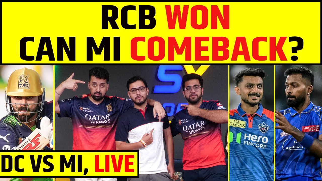 🔴MI KAREGA COMEBACK ? DC VS MI IPL 2025 | RCB NE TODA, THE VIRAT KOHLI SHOW