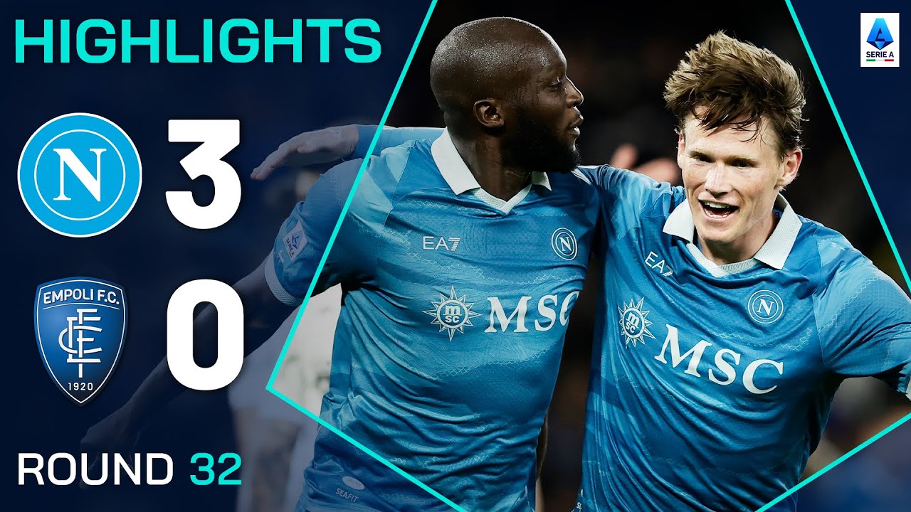 NAPOLI-EMPOLI 3-0 | HIGHLIGHTS | McTominay Scores Twice As Napoli Dominates | Serie A 2024/25