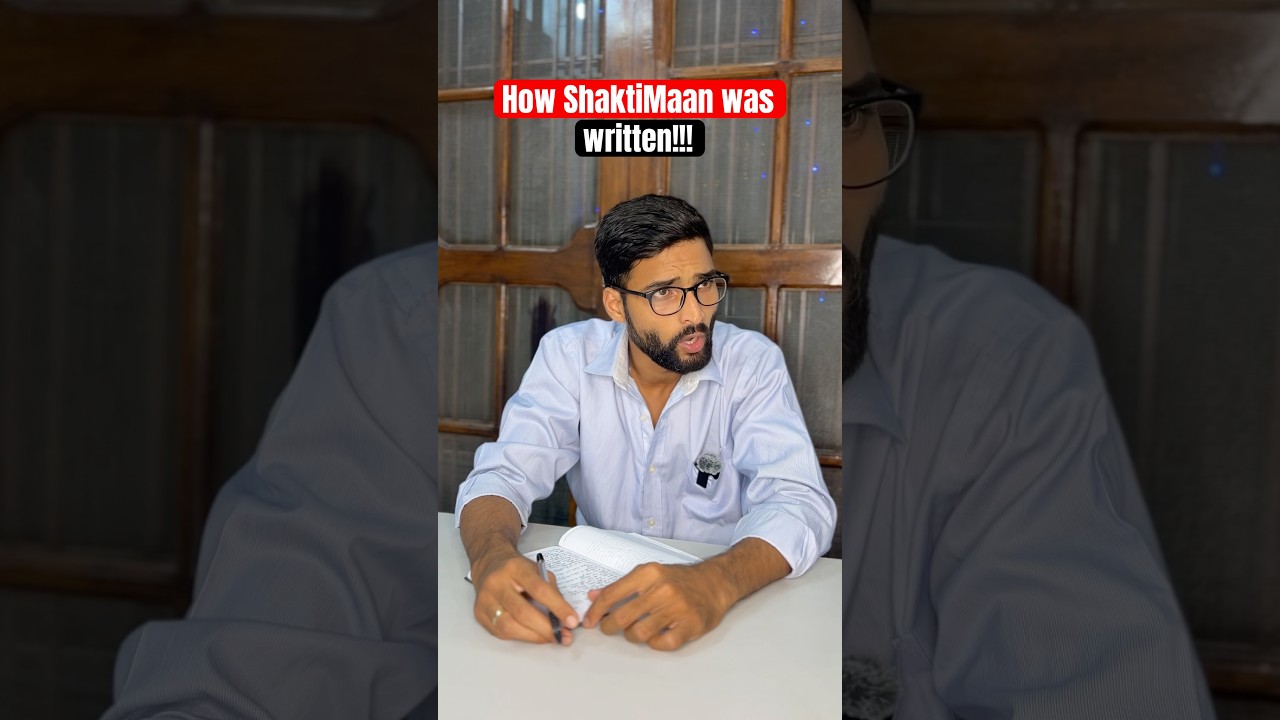 How ShaktiMaan Was Written #shaktimaan #nostalgia #superhero #comedy #youtubeshorts