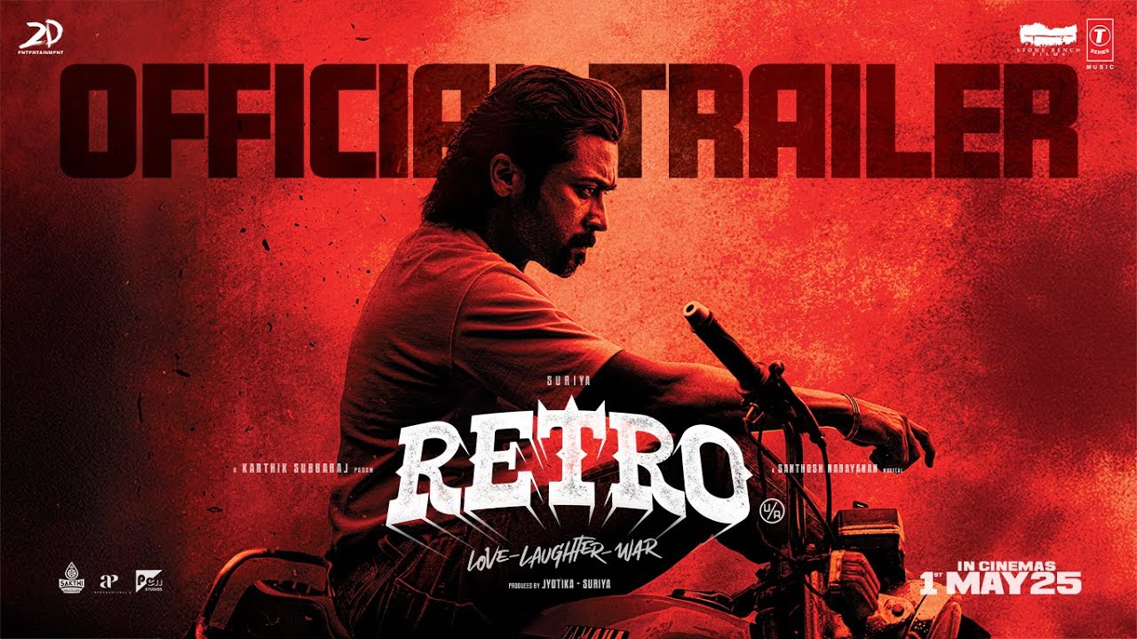 Retro – Trailer (Hindi) | Suriya | Pooja Hegde | Karthik Subbaraj | Santhosh Narayanan | T-Series