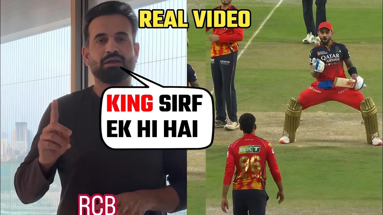 Irfan Pathan Reaction On Virat Kohli Batting Against PBKS Today Match |RCB Vs PBKS Match Highlights