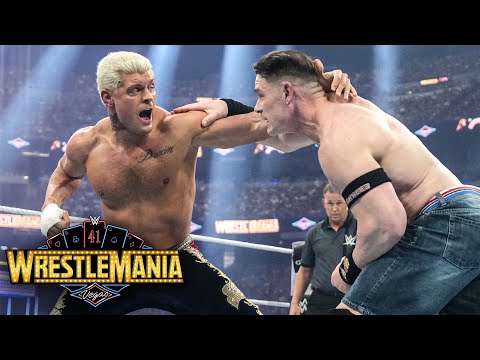 Cody Rhodes Vs. John Cena | WWE Championship Match: WrestleMania 41 Sunday Highlights