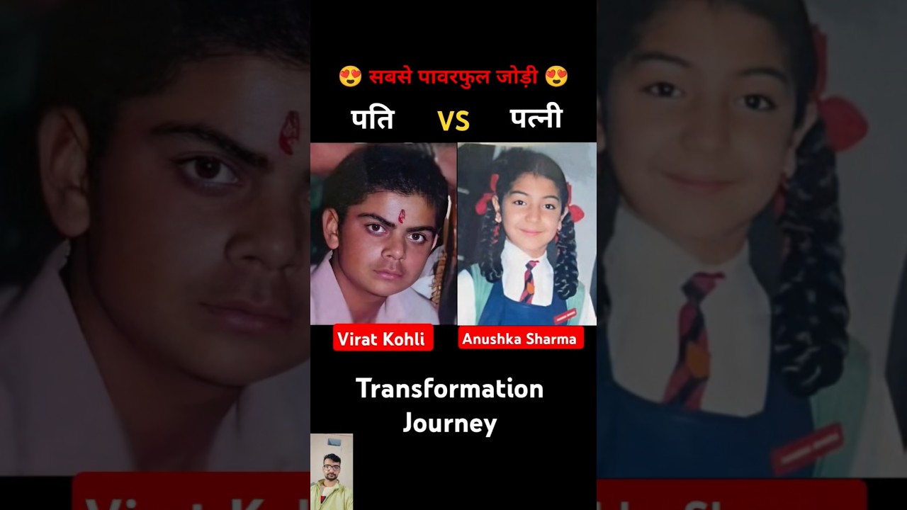Virat Kohli Vs Anushka Sharma 💯✅ Age Transformation Journey//#viratkohli#anushkasharma#cricket#viral