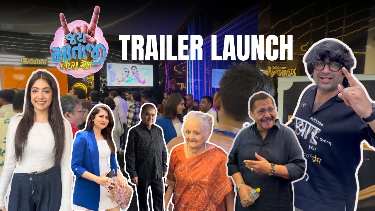 Jai Mataji Trailer Launch Highlights | Malhar Thakar | Vyoma Nandi | Tikku Talsania | The Filmy Fox