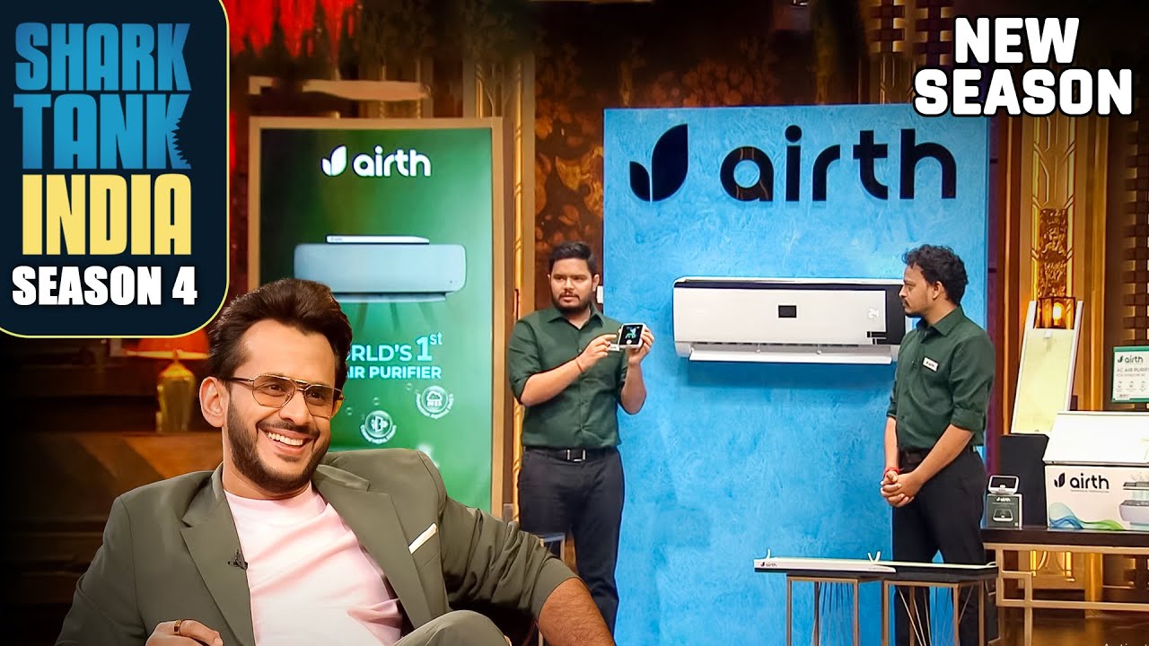 ‘Airth’ Shark Tank पर आया, एक अनोखा और काम का समाधान लेकर | Shark Tank India S4 | Male Entrepreneurs