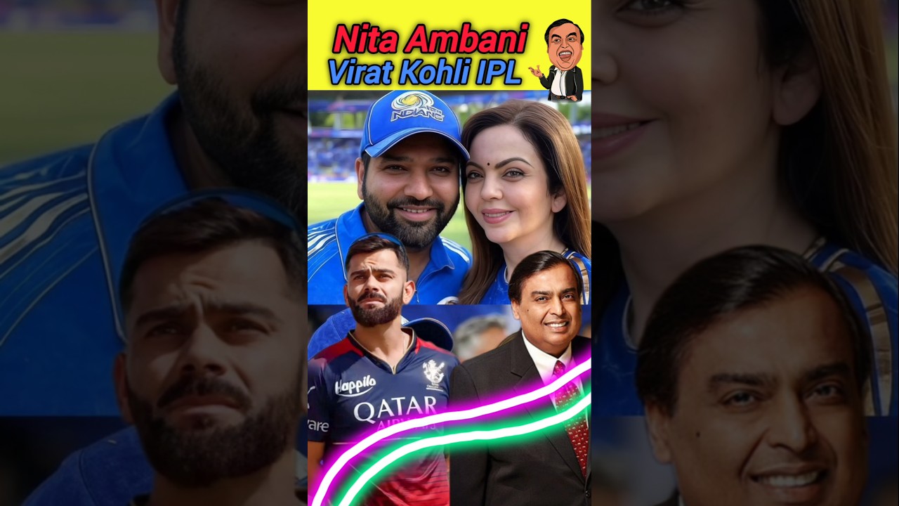 Nita Ambani Virat Kohli IPL😝#nitaambani #mukeshambani #viratkohli #ipl #cricket #bat #dubai #shorts