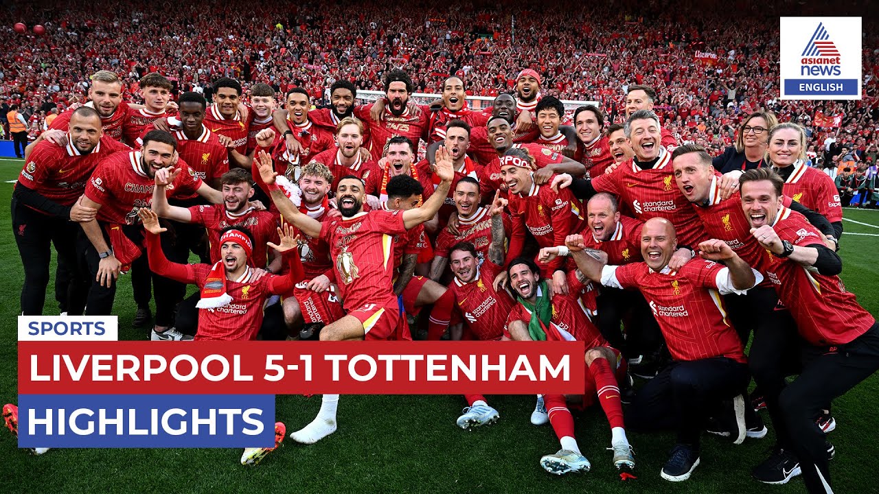 Liverpool 5-1 Tottenham Highlights | Reds Thrash Spurs To Win Second Premier League Title