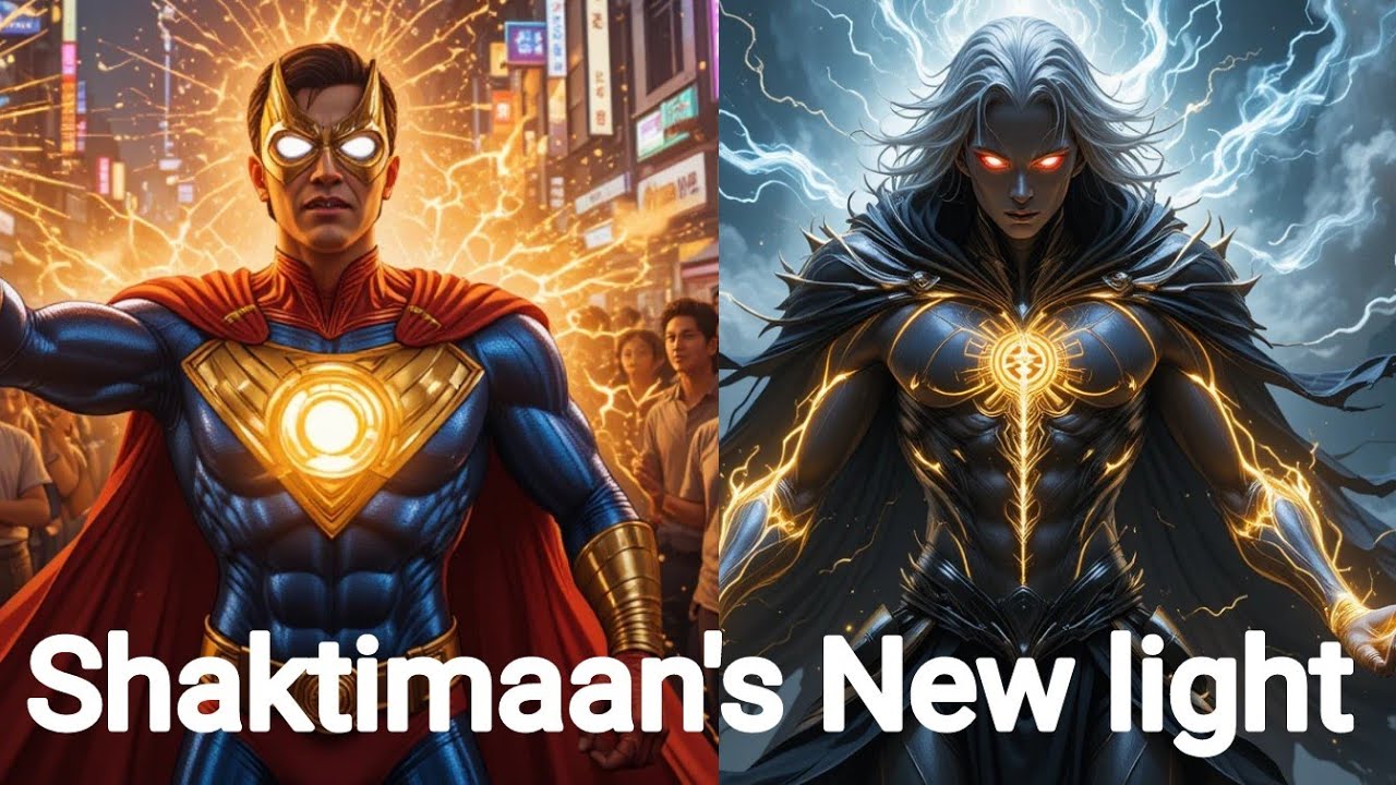 Shaktimaan’s New Light 🔥  Megaman Vs Darkshadow | Superhero Origin Story | Part 1 #aistory