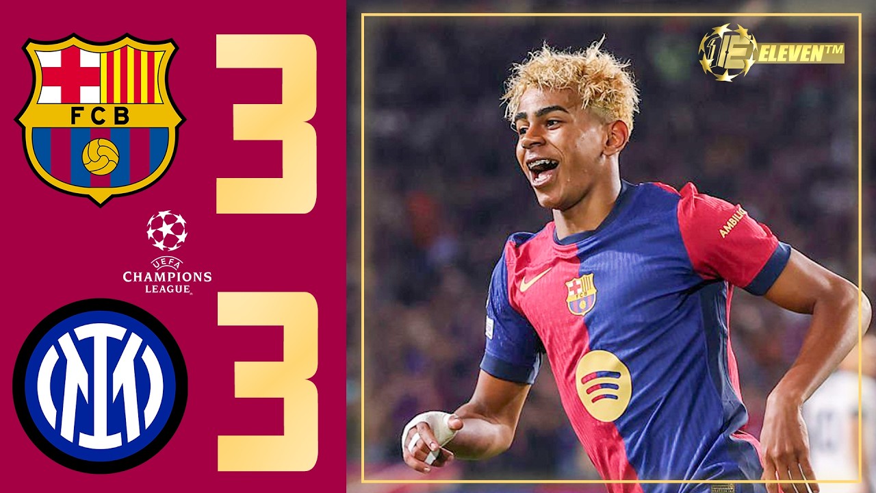 Barcelona Vs Inter 3-3 All Goals u0026 HIGHLIGHTS | UEFA Champions League