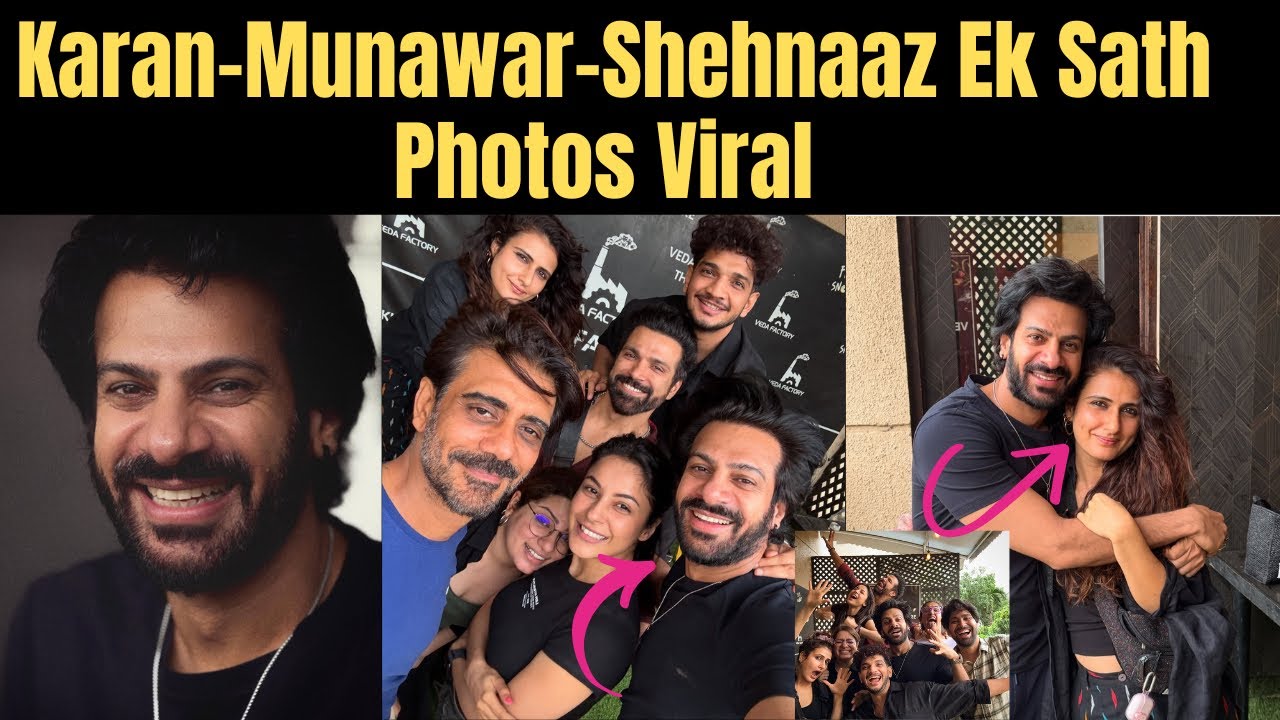 Bigg Boss 18 Winner Karan-Munawar-Shehnaaz Ek Sath, Kya Hai Mazara, Photos Viral.#karanveermehra