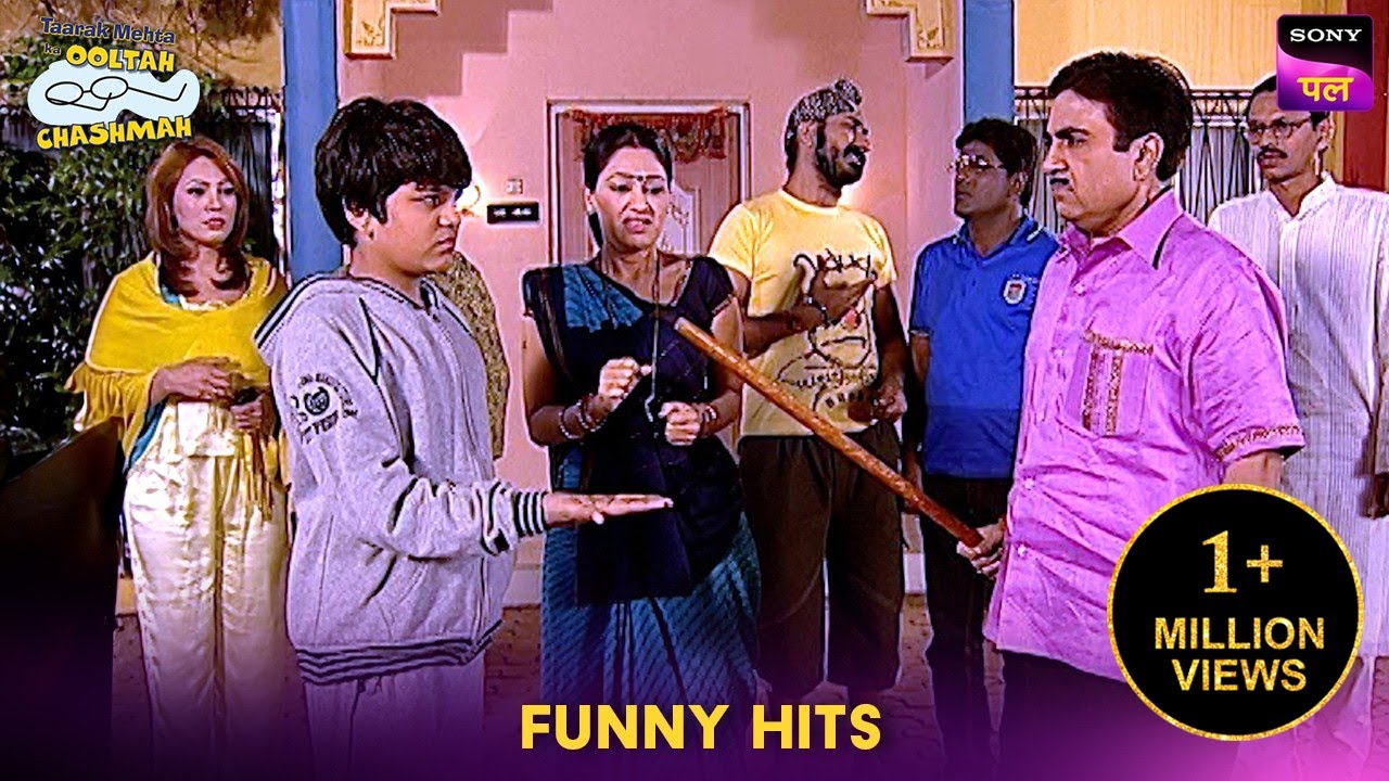 Jetha ने गुस्से में आकर किया Tapu को Punish | Taarak Mehta Ka Ooltah Chashmah | Funny Hits