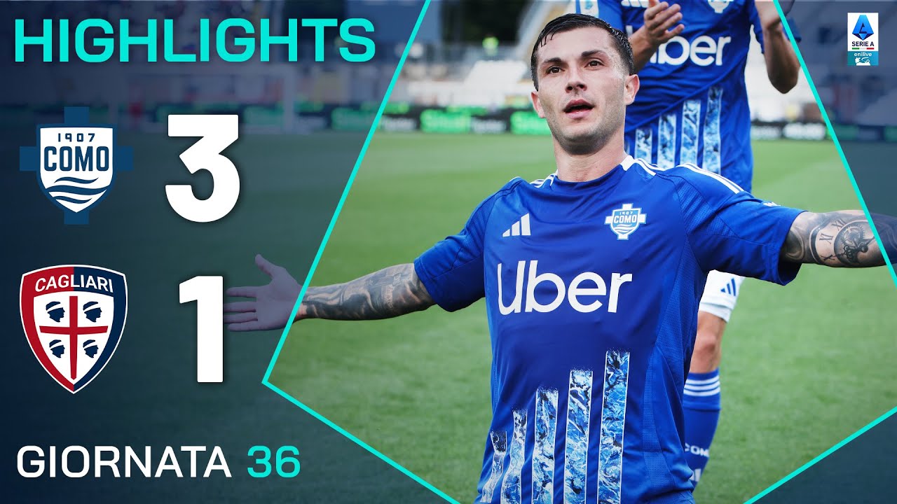 COMO-CAGLIARI 3-1 | HIGHLIGHTS | Como Take Sixth Consecutive Win! | Serie A 2024/25