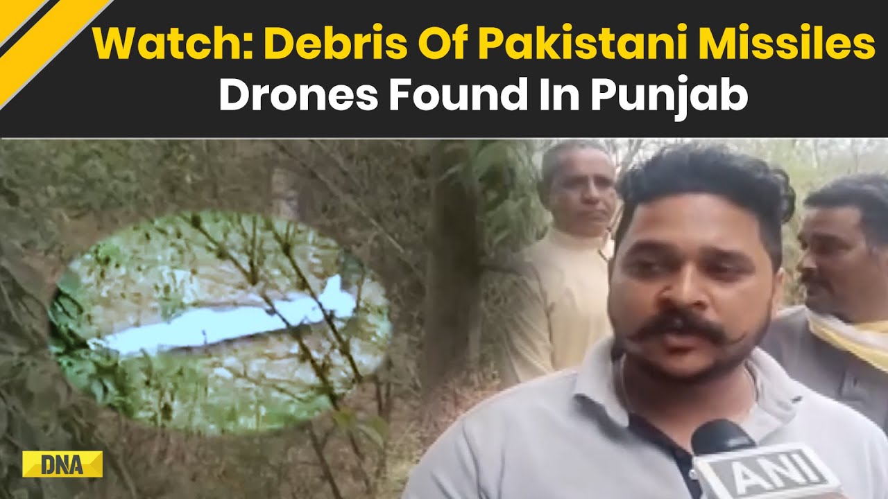 India-Pakistan News: Watch, Debris Of A Missile Fired By Pakistan Found In Punjab’s Hoshiarpur