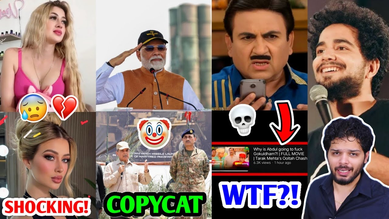 Influencer MOST SHOCKING Moment LIVE! 😰| Pakistan PM Copycat, TMKOC Sus, Samay Raina, Lakshay |