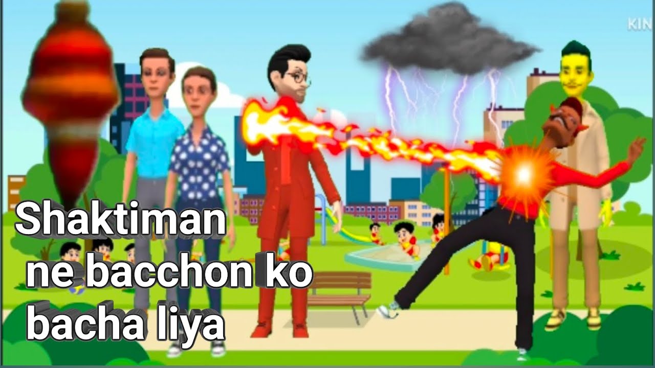 Shaktiman Ne Ek Burai Ka Ant Kiya Aur Bachcho Ko Bacha Liya Veer Jee Sl