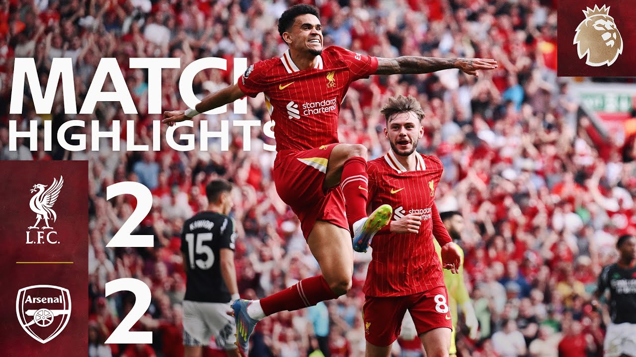 Highlights: Liverpool 2-2 Arsenal | Gakpo u0026 Diaz Score In Exciting Anfield Draw