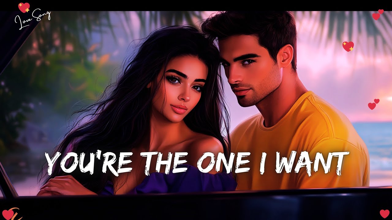 💖 You’re The One I Want ❤️ English Love Romantic Song (Official Lyrics) 2025 🎵🎶