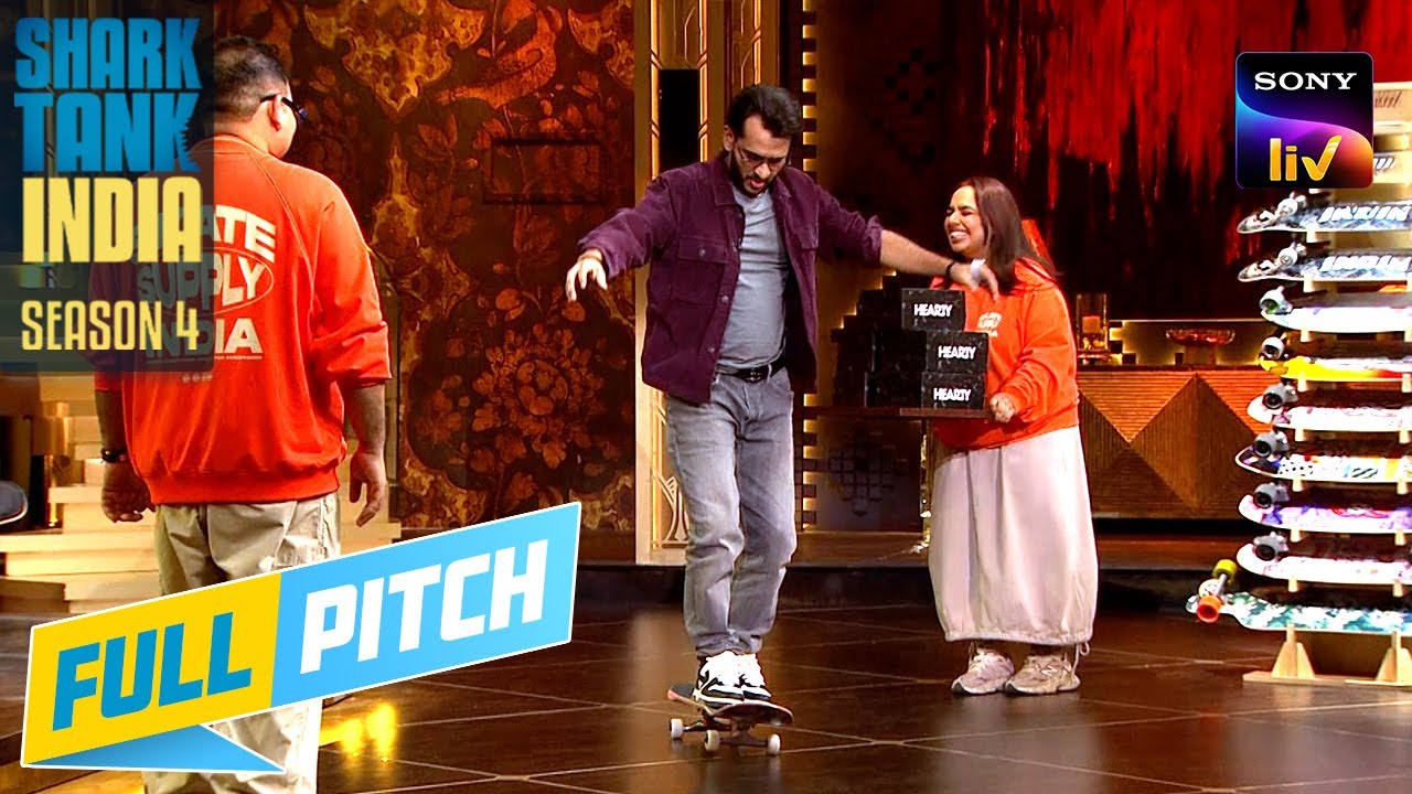 Aman ने Try किया ‘Skate Supply India’ का Skateboard | Shark Tank India S4 | Pitches