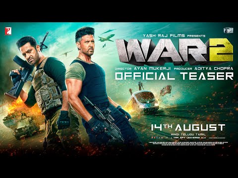 WAR 2 | Official Teaser | Hrithik Roshan | NTR | Kiara Advani | Ayan Mukerji | YRF Spy Universe