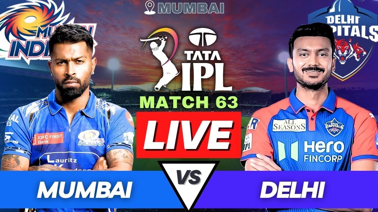 Live MI Vs DC Match | IPL 2025 Live Cricket Match Today | Delhi Vs Mumbai Live Match Score