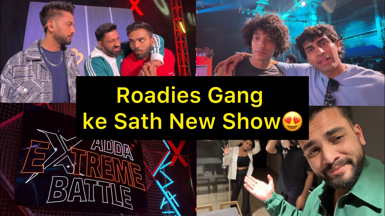 New Show With Roadies Gang😍