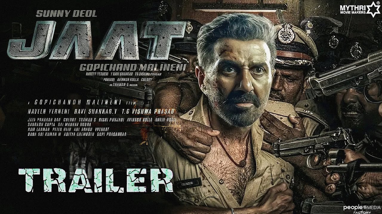 JAAT – Official Trailer | Sunny Deol | Gopi Chand | Randeep Hooda | Vineet Kumar Singh | April 2025