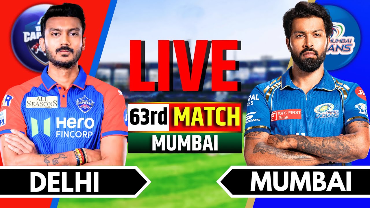 Live: MI Vs DC, IPL 2025 Live Score | Live Cricket Match Today | Mumbai Vs Delhi | MI Batting