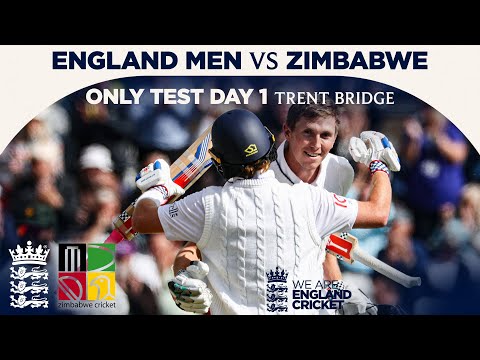 Top Three All Hit Centuries! | Highlights – England V Zimbabwe Day 1 | Rothesay Test 2025