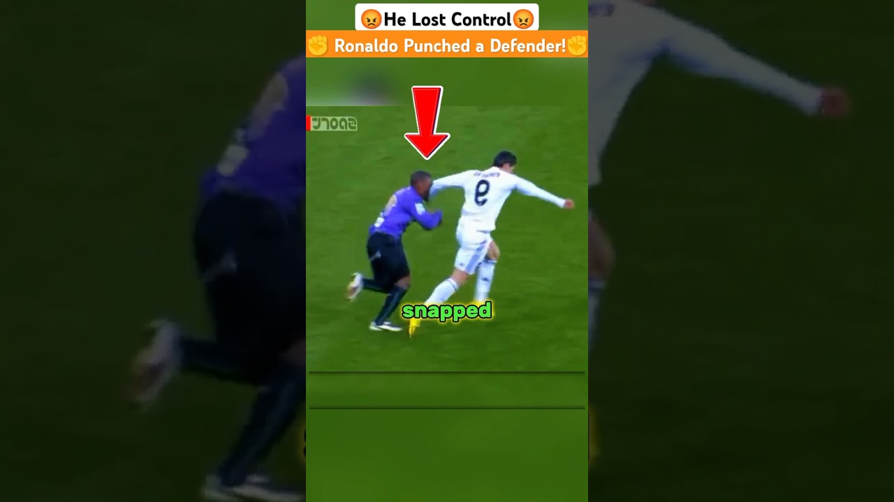 Ronaldo’s Most Savage Red Card #shorts #ronaldo #football #soccer