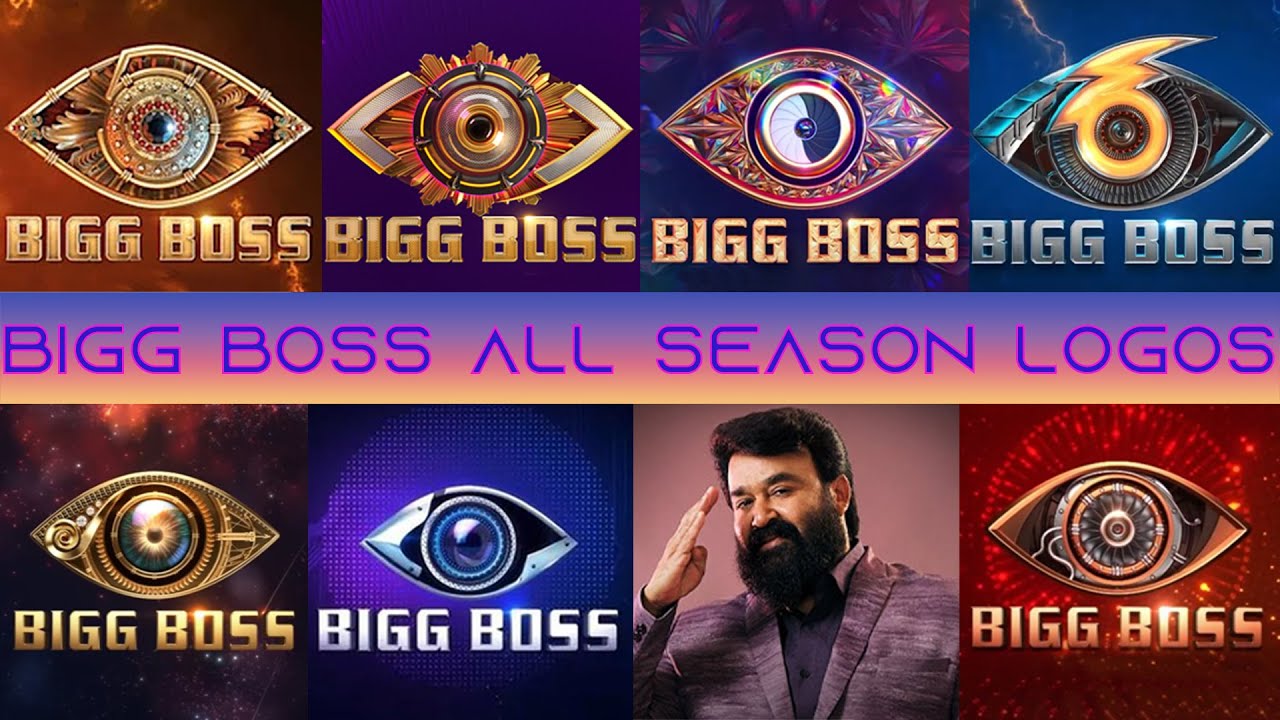 Bigg Boss Malayalam All Season Logos #biggbossmalayalam #asianet