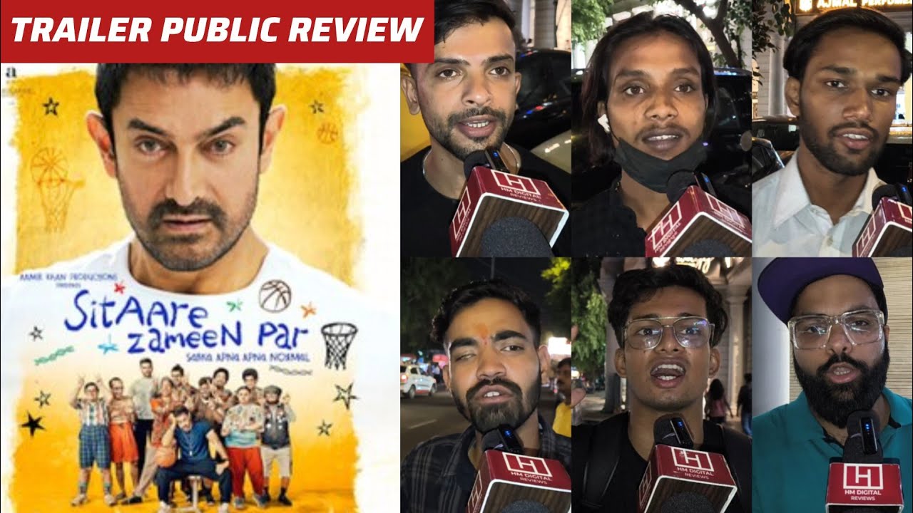Sitaare Zameen Par Trailer Public Review u0026 Reaction || Aamir Khan || Public Angry Or In Support ?