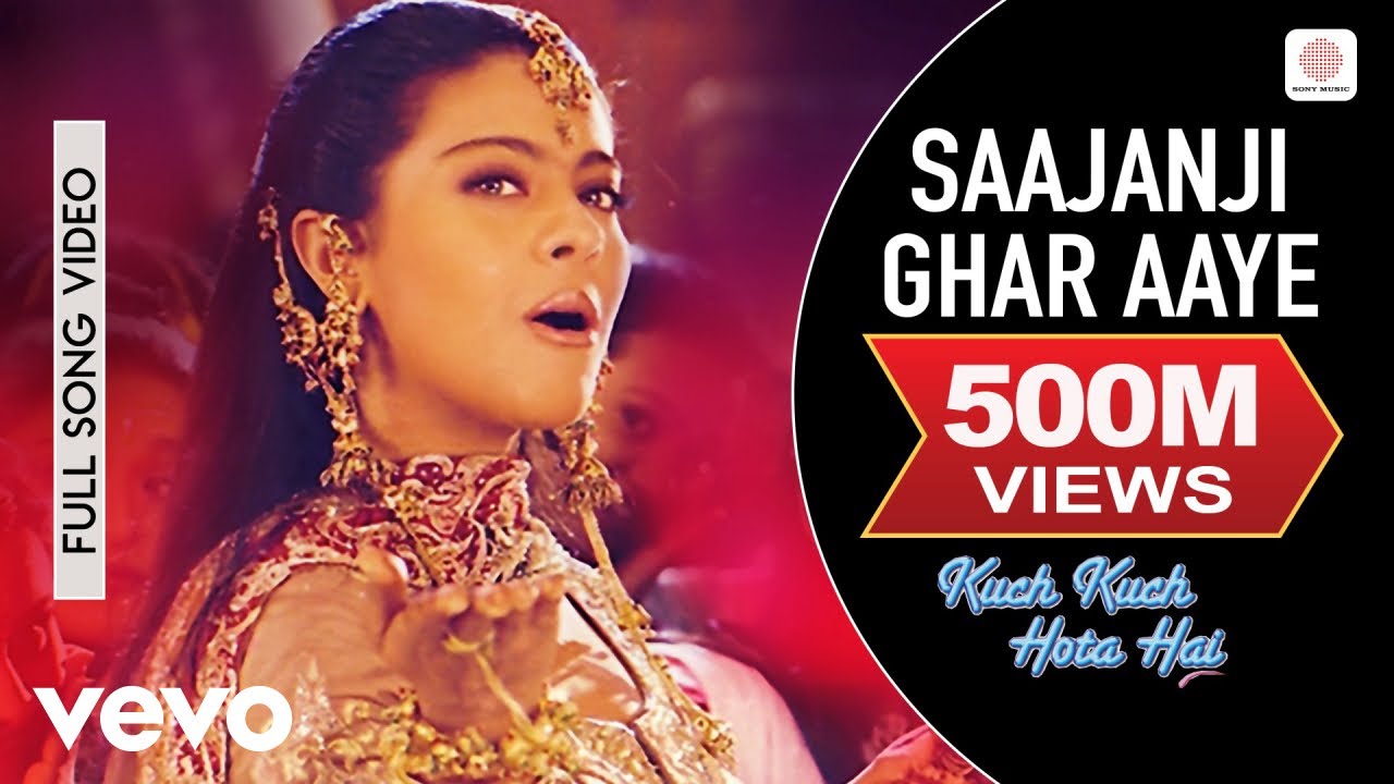 Saajanji Ghar Aaye Full Video – Kuch Kuch Hota Hai|Shah Rukh Khan,Kajol|Alka Yagnik